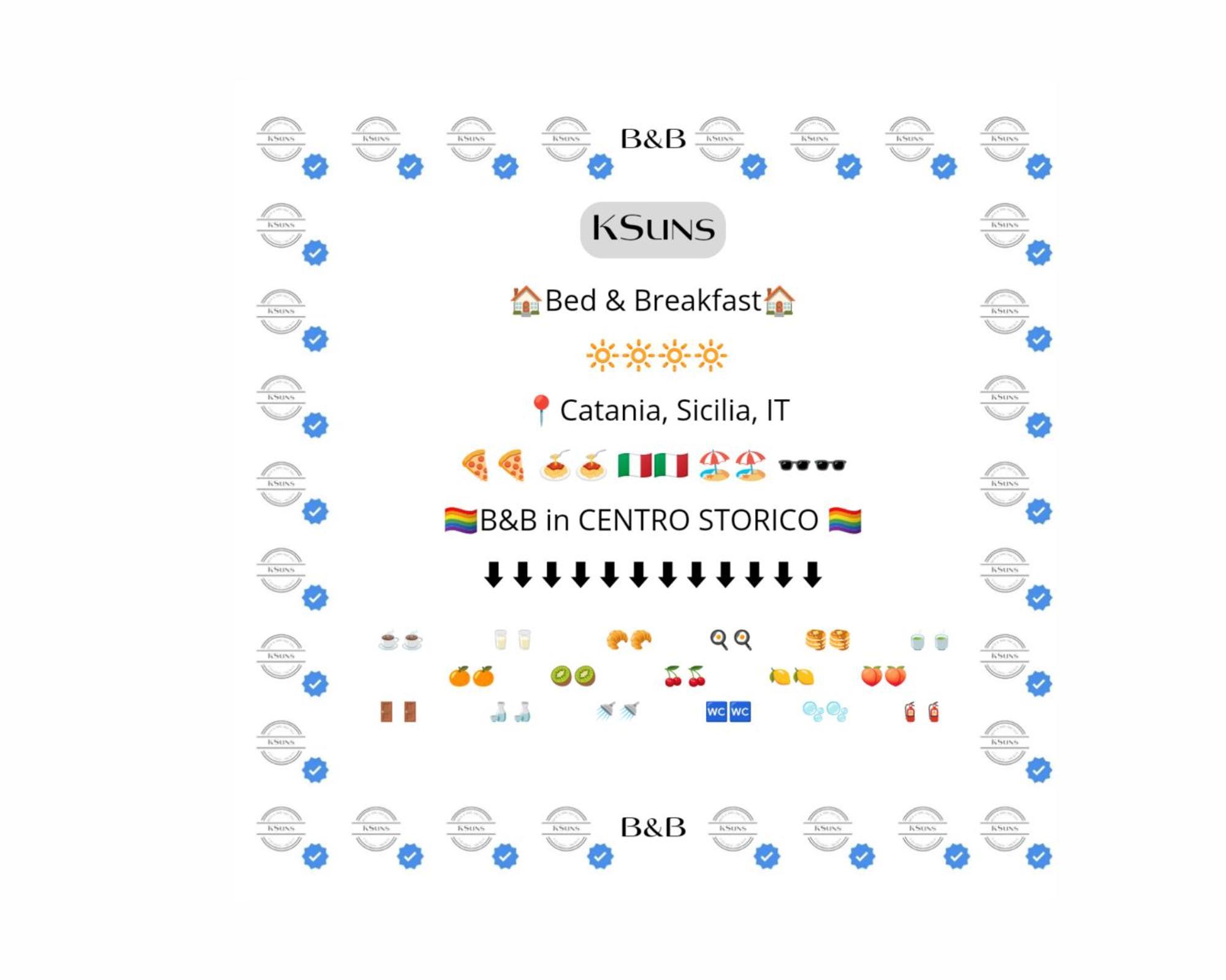 카타니아 Ksuns B&B 외부 사진
