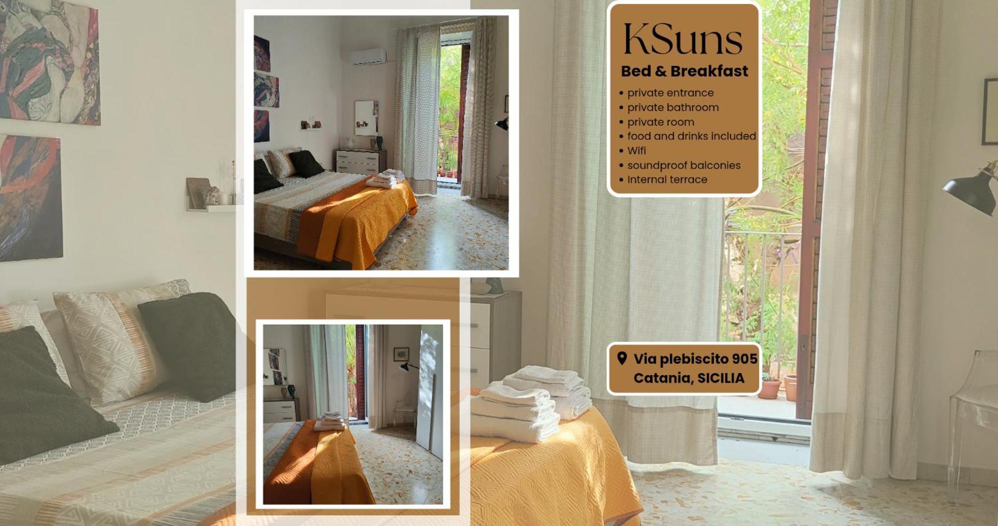 카타니아 Ksuns B&B 외부 사진